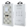 Karl Lagerfeld для iPhone 16 Pro Max чехол PC/TPU Monogram NFT Karl прозрачный