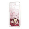 Чехол Guess Glitter Hard Hearts для iPhone 7/8/SE 2020, Raspberry