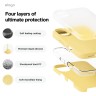 Elago для iPhone 16 чехол Soft silicone (Liquid) Yellow