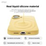 Elago для iPhone 16 чехол Soft silicone (Liquid) Yellow