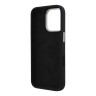 Guess для iPhone 16 Pro чехол Liquid silicone Gold metal logo & Camera frame Hard Black