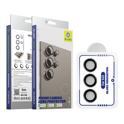 BlueO стекло для Galaxy S25, Camera lens Armor metal 3 шт. Black