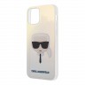 Чехол Karl Lagerfeld Karl's Head Hard Iridescent для iPhone 12 | 12 Pro