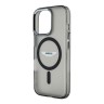 Aston Martin для iPhone 16 Pro чехол PC/TPU Frosted Effect Metal Cam Hard Black (MagSafe)