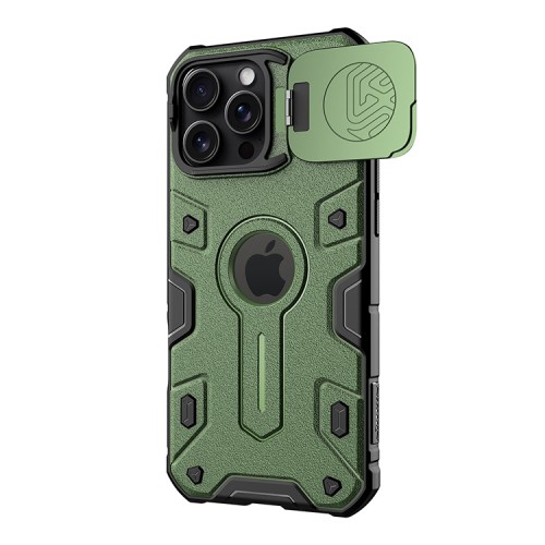 Nillkin для iPhone 16 Pro Max чехол CamShield Armor ProP Magnetic Dark Green