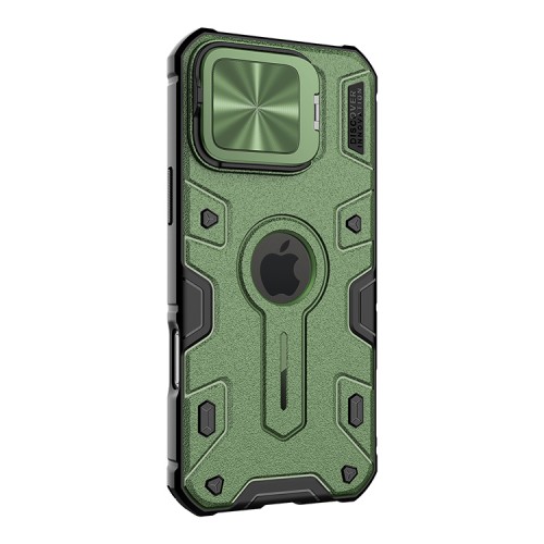 Nillkin для iPhone 16 Pro Max чехол CamShield Armor ProP Magnetic Dark Green