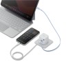 Energea СЗУ Bazic GoPort Retrek 35W, USB-C GaN35W +70cm retractable USB-C cable White