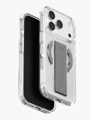 Uniq для iPhone 17 Pro чехол Heldro Air with FlexGrip Lucent Clear (MagSafe)