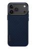 Uniq для iPhone 17 Pro Max чехол KEVA EDGE Full Kevlar Trance Blue (MagSafe)
