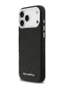 Karl Lagerfeld для iPhone 17 Pro Max чехол PU Full Wrapped Repeated logo Metal Cam Hard Black (MagSafe)