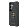 Guess для Galaxy S26 Ultra чехол PU 4G Big metal logo Hard Black