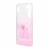 Чехол Karl Lagerfeld Choupette Fun Hard Gradient для Galaxy S22, розовый