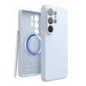 Elago для Galaxy S26 Ultra чехол Magnetic Ridge Silicone Light Blue (MagSafe)