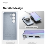 Elago для Galaxy S26 Ultra чехол Magnetic Ridge Silicone Light Blue (MagSafe)