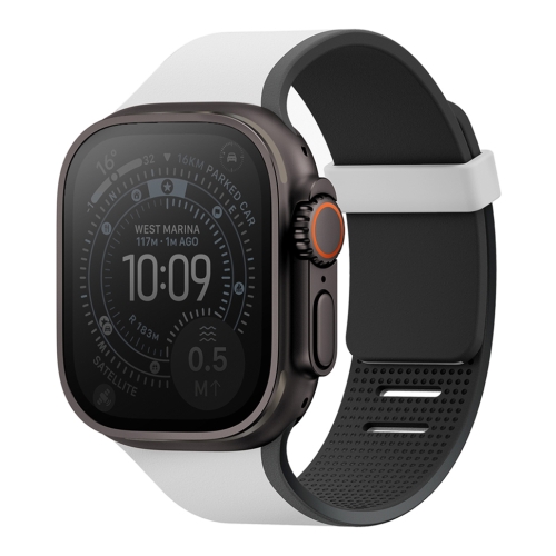 Uniq для Apple Watch 49/46/45/44 mm ремешок Revix IV reversible Magnetic Mist Grey/Black