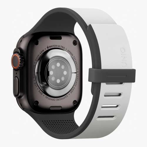 Uniq для Apple Watch 49/46/45/44 mm ремешок Revix IV reversible Magnetic Mist Grey/Black