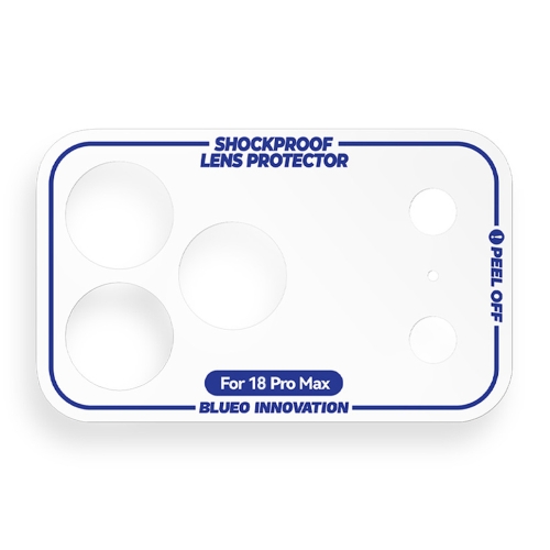 BlueO пленка для iPhone 18 Pro Max, Invisible Shock-Resistant Camera Module Clear +installer