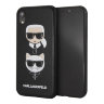Чехол Karl Lagerfeld Karl and Choupette Hard для iPhone XR, черный