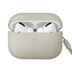 Чехол Uniq LINO Liquid silicone для AirPods Pro 2, бежевый