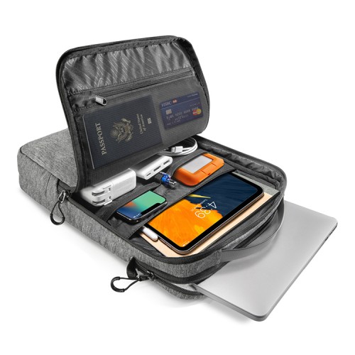 Сумка-папка Tomtoc DefenderACE Laptop Shoulder Bag H14 для Macbook Pro/Air 13-14", серая