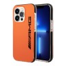 Чехол AMG PC/TPE для iPhone 14 Pro Max, оранжевый/черный