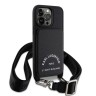 Чехол Lagerfeld Crossbody cardslot PU Saffiano RSG Hard для iPhone 14 Pro, черный