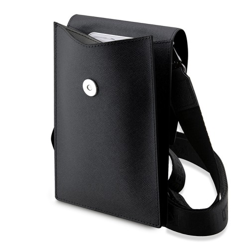 Karl Lagerfeld сумка-кошелёк для телефона, иск.кожа PU Saffiano Karl&Choupette, черная