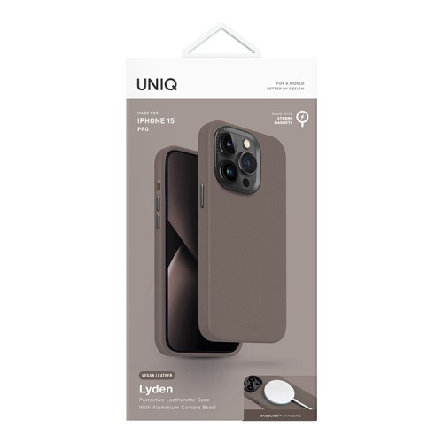 Uniq для iPhone 15 Pro чехол Lyden Grey (Magsafe)