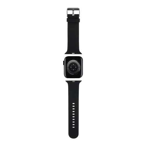 Karl Lagerfeld для Apple Watch 49-46-45-44 mm ремешок 3D Rubber NFT Karl & Choupette heads Black