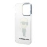 Lagerfeld для iPhone 15 Pro чехол PC/TPU NFT Karl Ikonik Hard прозрачный
