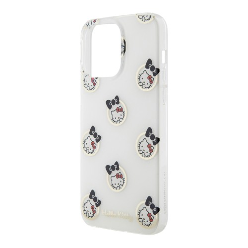 Hello Kitty для iPhone 15 Pro Max чехол PC/TPU Kitty in Bubbles Hard White