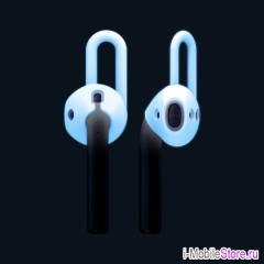 Крепление на ухо Elago Earpad для AirPods 1/2, Nightglow Blue (2 пары)