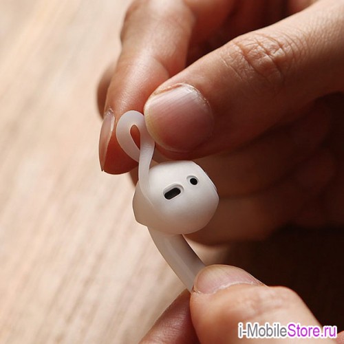 Крепление на ухо Elago Earpad для AirPods 1/2, Nightglow Blue (2 пары)