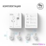 Крепление на ухо Elago Earpad для AirPods 1/2, Nightglow Blue (2 пары)
