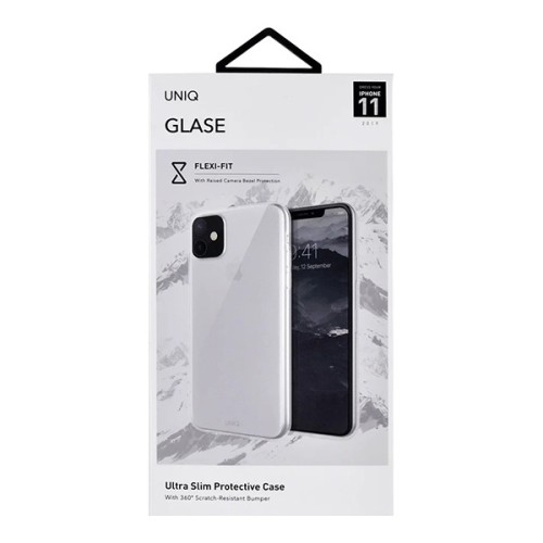 Чехол Uniq Glase для iPhone 11, прозрачный