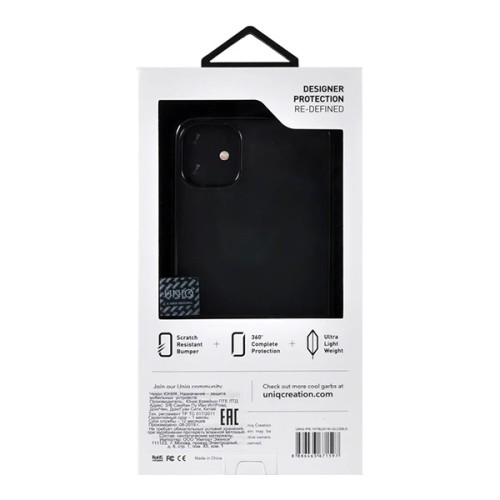 Чехол Uniq Glase для iPhone 11, прозрачный