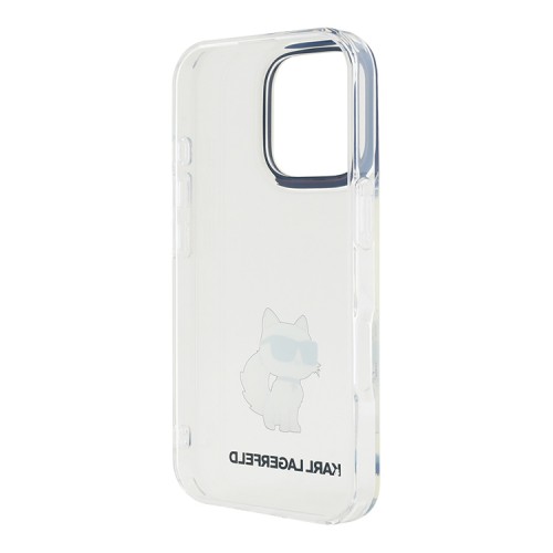 Karl Lagerfeld для iPhone 16 Pro Max чехол PC/TPU NFT Choupette body прозрачный