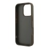 DKNY для iPhone 16 Pro чехол PU Stack metal logo Hard + Hand strap Green