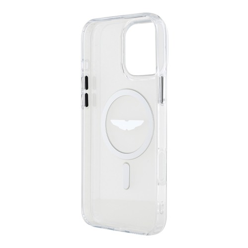 Aston Martin для iPhone 16 Pro чехол PC/TPU Frosted Effect Metal Cam Hard Transparent (MagSafe)