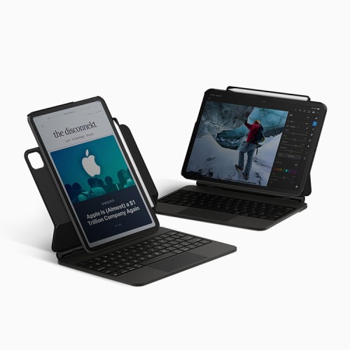 (Уценка) Uniq для iPad Air 11"(2024)/Air 10.9"(20/22)/Pro 11"(21/22) магнитный чехол-накладка AXEL Sanp-easy Magnetic