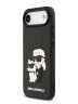 Karl Lagerfeld для iPhone Air чехол 3D Rubber NFT Karl & Choupette Hard Black