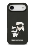 Karl Lagerfeld для iPhone Air чехол 3D Rubber NFT Karl & Choupette Hard Black