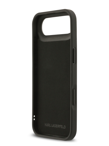 Karl Lagerfeld для iPhone Air чехол 3D Rubber NFT Karl & Choupette Hard Black