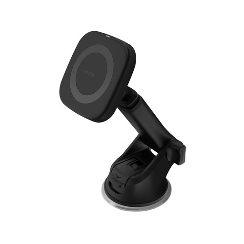Uniq Magnea Magnetic wireless 15W (на торпеду/стекло/воздуховод) +АЗУ All-in-one Grey MAGCARKIT-DGREY