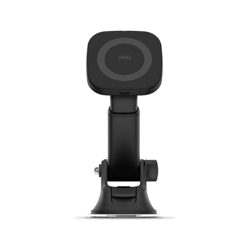 Uniq Magnea Magnetic wireless 15W (на торпеду/стекло/воздуховод) +АЗУ All-in-one Grey MAGCARKIT-DGREY