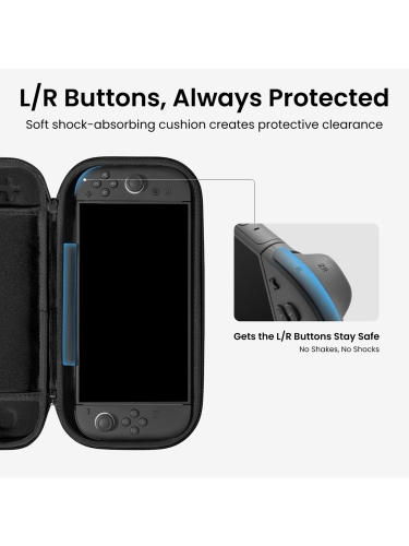 Tomtoc Gaming для Nintendo Switch 2 чехол FancyCase-G05 Slim Case Iris Purple