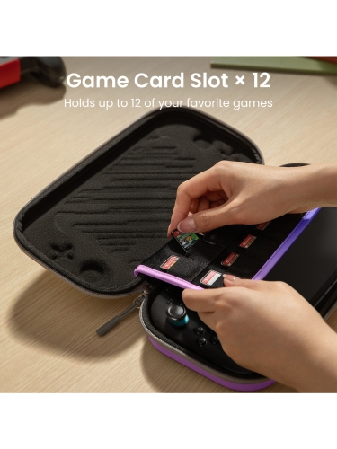 Tomtoc Gaming для Nintendo Switch 2 чехол FancyCase-G05 Slim Case Iris Purple