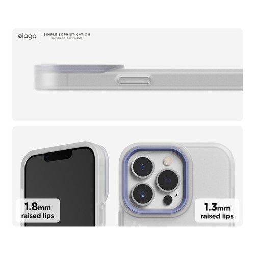 Чехол Elago GLIDE для iPhone 13 Pro, прозрачный/фиолетовый