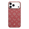 BlueO чехол для iPhone 17 Pro Max, Tactile Woven Air Aramid fiber (Kevlar)  Red (MagSafe)