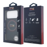 Red Bull для iPhone 17 Pro чехол Liquid Silicone with Ring Hard Navy/Red (MagSafe)